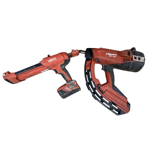 Hilti GX 120 Fastening Tool + HDE 500-A22 Adhesive Gun