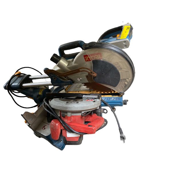 Sliding Compound Miter Saw + Skil Circular Saw