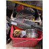 Image 3 : Mixed Tool Lot w/ Gas Can, Tool Bags, and Accessories