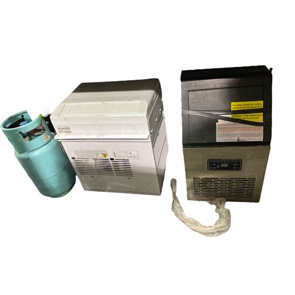 Group of Misc - Gas Tank, AC, Ice Machine