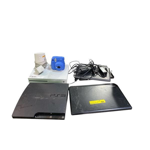 Group of Misc - Toshiba Laptop, PS3, Xbox, Laptops, Google Home, First Aid, Etc.