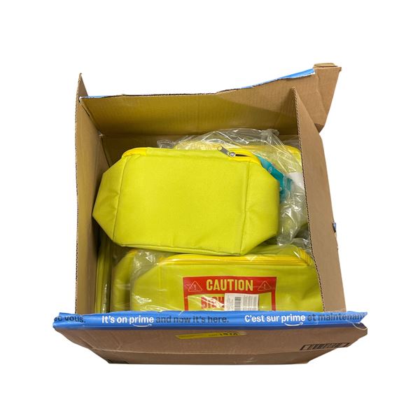 Box of Caution Biohazard Bags