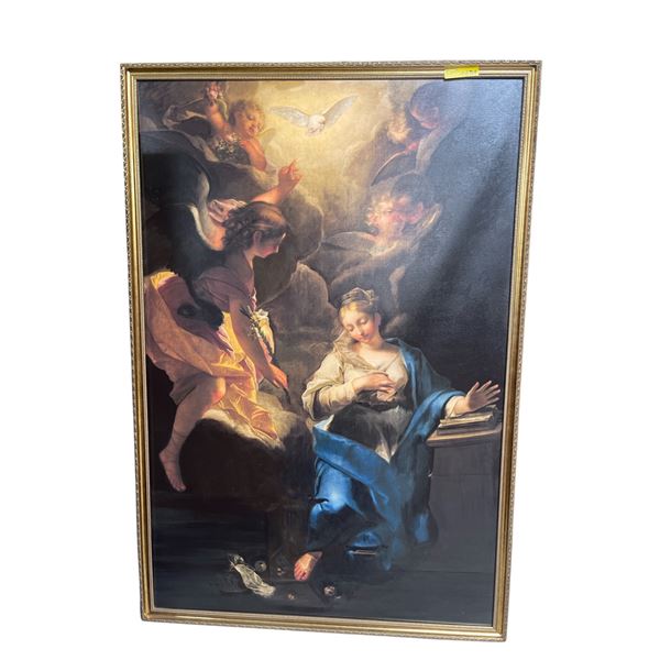 Baroque-Style Painting of the Annunciation