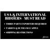 Image 1 : USA/INTERNATIONAL BIDDERS * PLEASE READ*