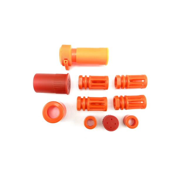 ASSORTED AIRSOFT RIFLE FLASH HIDERS LOT