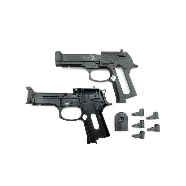 SKELETON SIDEARMS BERETTA 92 AIRSOFT PISTOL PARTS LOT