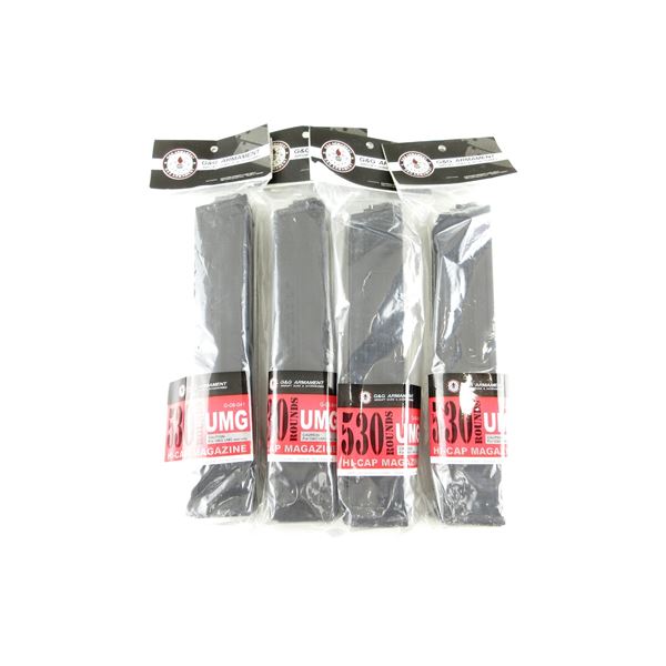 G&G UMG 530 ROUND HIGH-CAP AIRSOFT MAGAZINES LOT