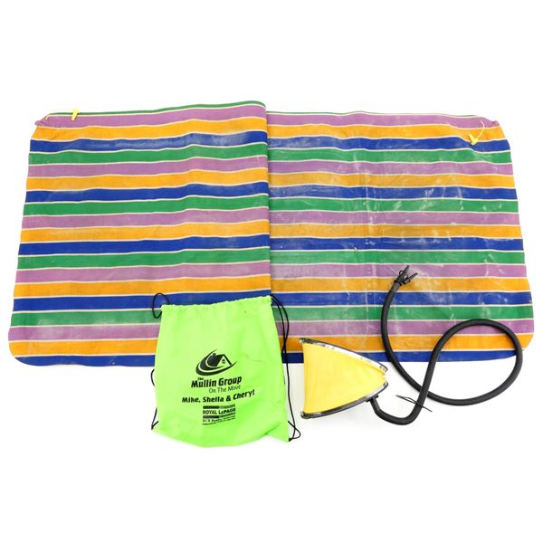 AIR MATRESS WITH MANUAL PUMP