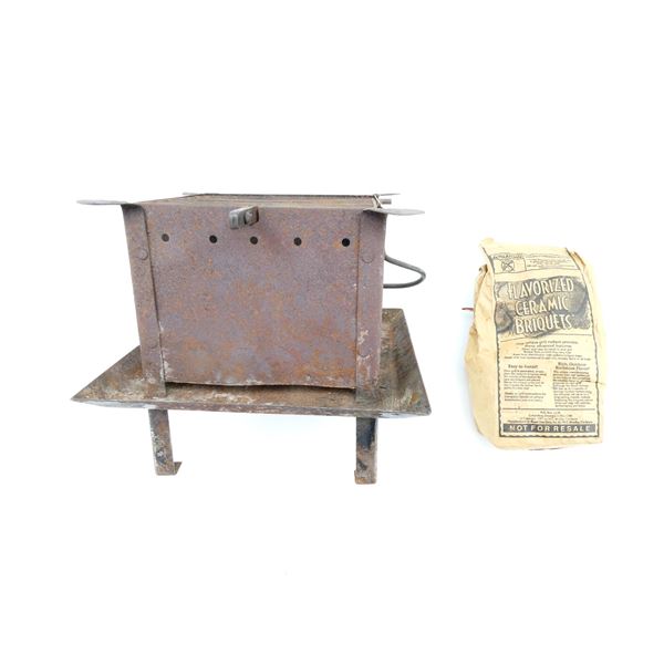 PORTABLE GRILL WITH CHARCOAL