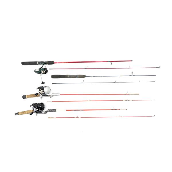 ASSORTED FISHING ROD AND REEL LOT