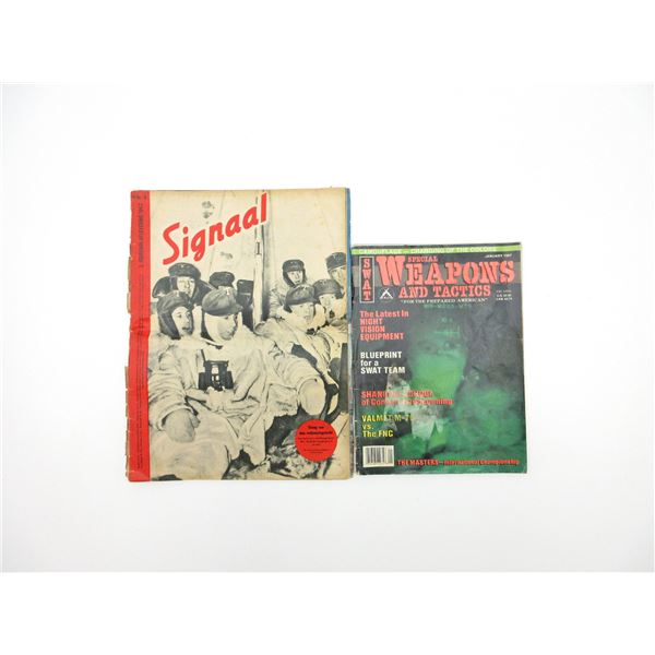 ASSORTED WWII MILITARY /  VINTAGE WEAPONRY MAGAZINES LOT