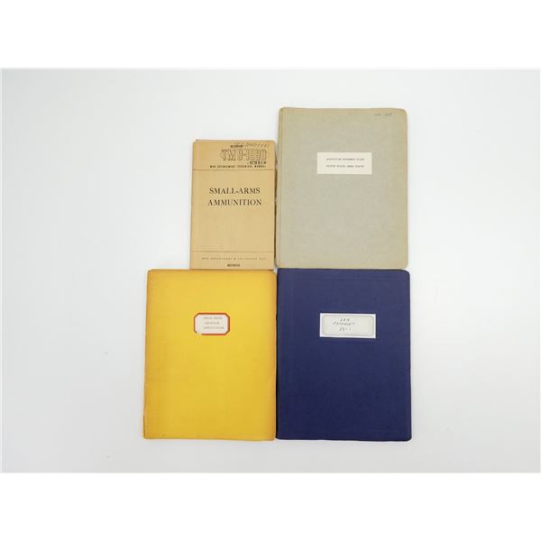 ASSORTED U.S. MILITARY AMMUNITION REFERENCE / IDENTIFICATION MANUALS LOT
