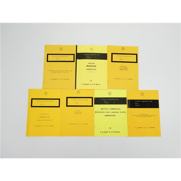 ASSORTED "TECHINAL AMMUNITION GUIDE" SERIES BOOK LOT