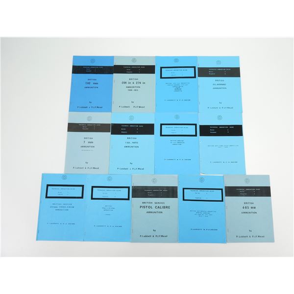 ASSORTED "TECHINAL AMMUNITION GUIDE" SERIES BOOK LOT
