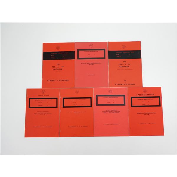 ASSORTED "TECHINAL AMMUNITION GUIDE" SERIES BOOK LOT
