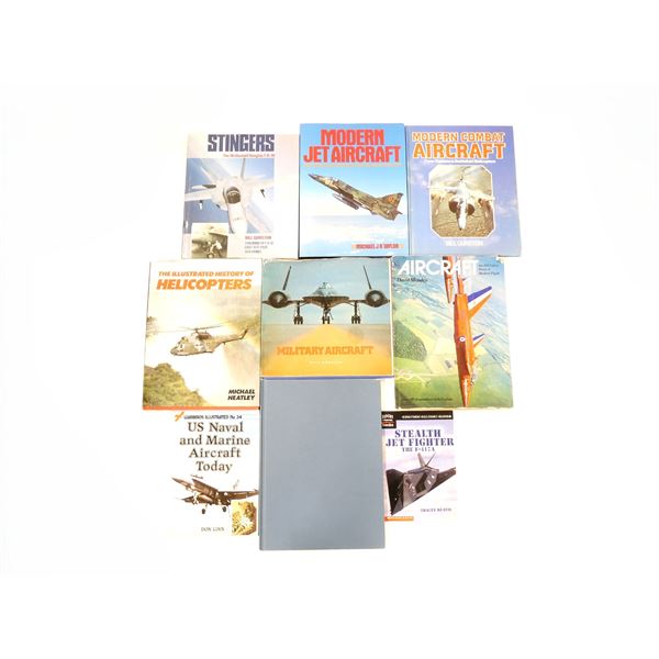 ASSORTED MILITARY AIRCRAFT BOOK LOT