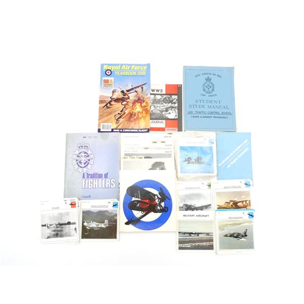 ASSORTED MILITARY AIRCRAFT MANUALS, AIR FORCE MAGAZINE, ETC. LOT