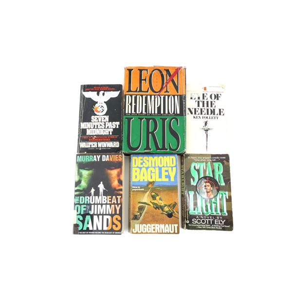 ASSORTED MILITARY THRILLER BOOK LOT