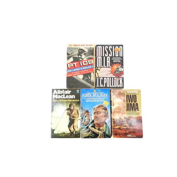 ASSORTED MILITARY NOVEL BOOK LOT