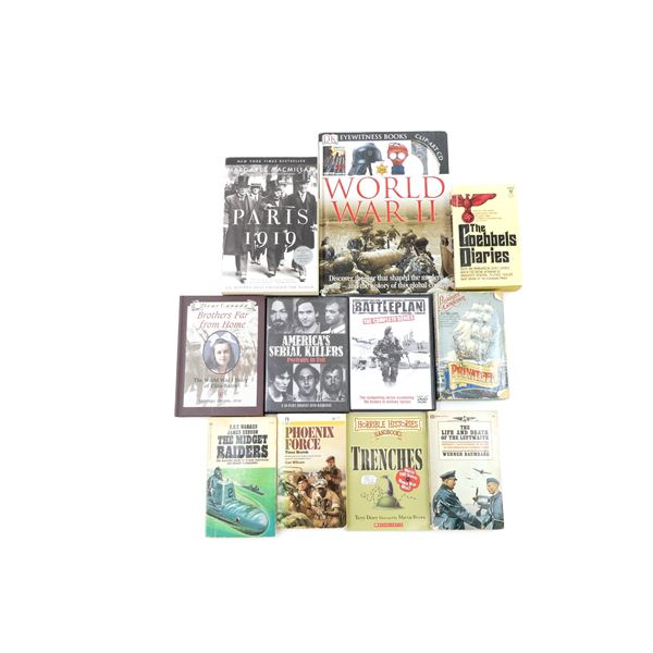 ASSORTED MILITARY/ETC. BOOK LOT