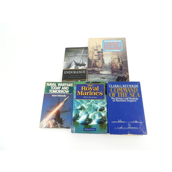 ASSORTED MILITARY SHIP BOOK LOT