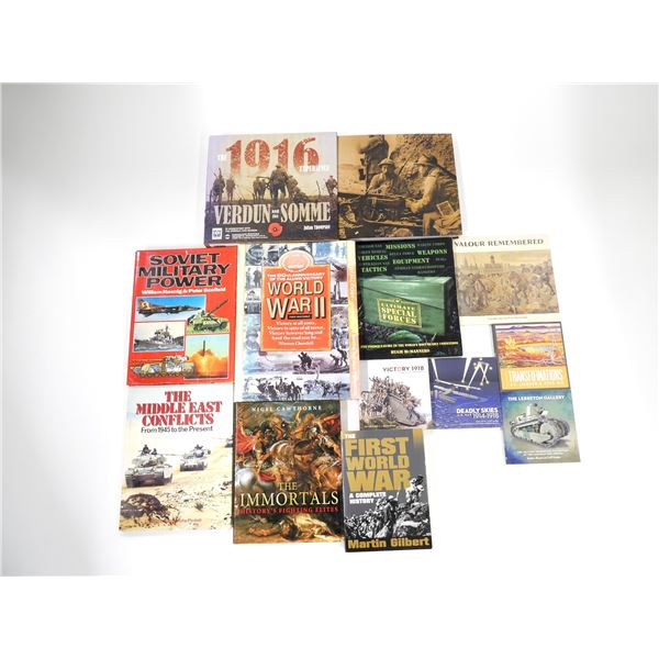 ASSORTED MILITARY BOOK LOT
