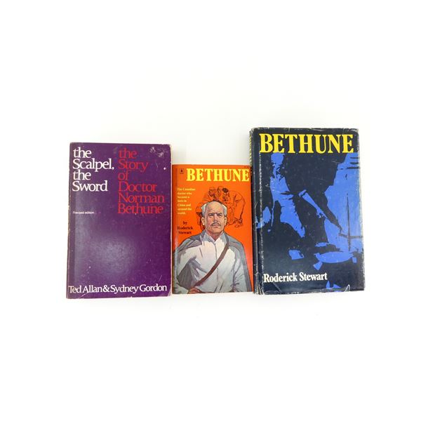 ASSORTED NORMAN BETHUNE BOOK LOT