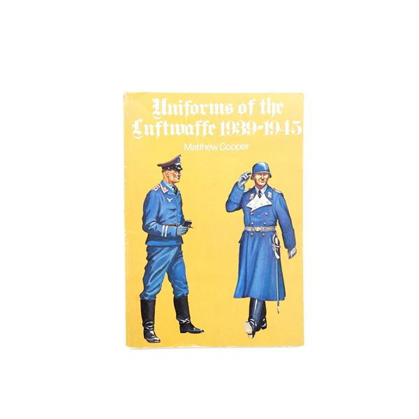 "UNIFORMS OF THE LUFTWAFFE 1939-1945" BOOK
