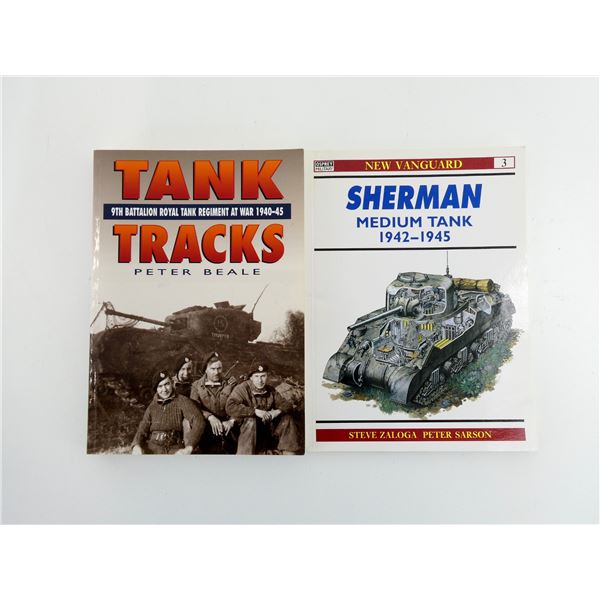 ASSORTED WWII MILITARY TANK BOOK LOT