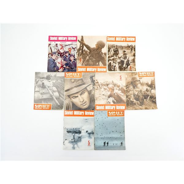 ASSORTED "SOVIET MILITARY REVIEW" SERIES BOOK LOT