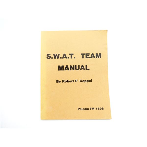 "S.W.A.T. TEAM MANUAL" BOOK
