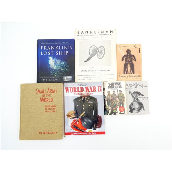 ASSORTED MILITARY BOOK / COLLECTIBLE AUCTION CATALOGUE LOT