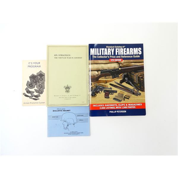 ASSORTED MILITARY BOOK / INFORMATION PAMPHLETS LOT
