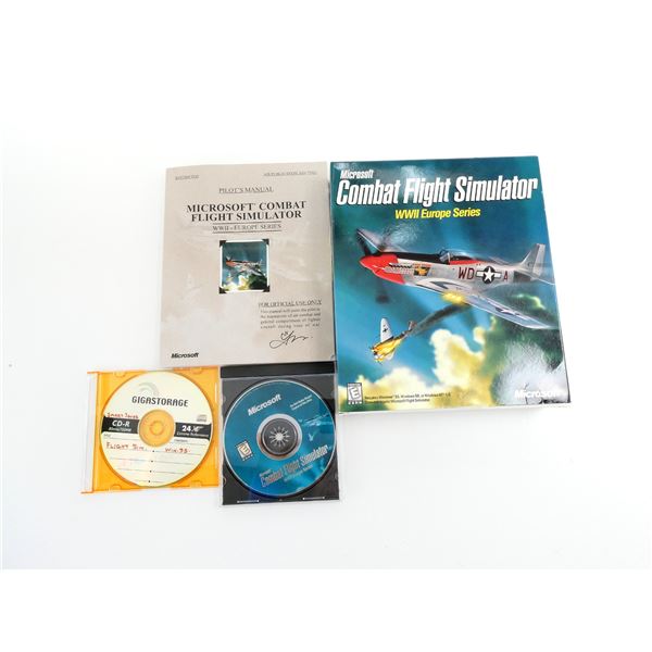 MICROSOFT "COMBAT FIGHT SIMULATOR, WWII EUROPE SERIES" GAME