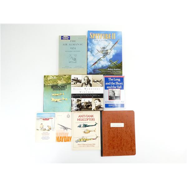 ASSORTED MILITARY AIRCRAFT BOOK LOT