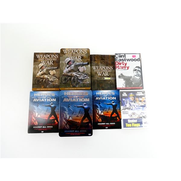 ASSORTED MILITARY DVD LOT