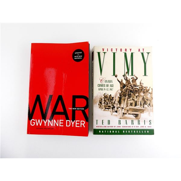 "VICTORY AT VIMY" AND "WAR" BOOK LOT