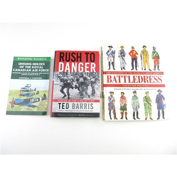 ASSORTED MILITARY BOOK LOT