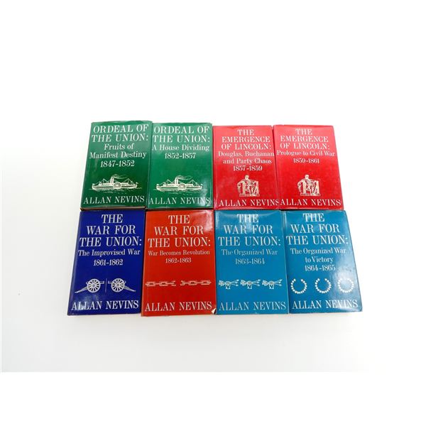 "ORDEAL OF THE UNION", "THE EMERGENCE OF LINCOLN" & "THE WAR FOR THE UNION" SERIES BOOK LOT