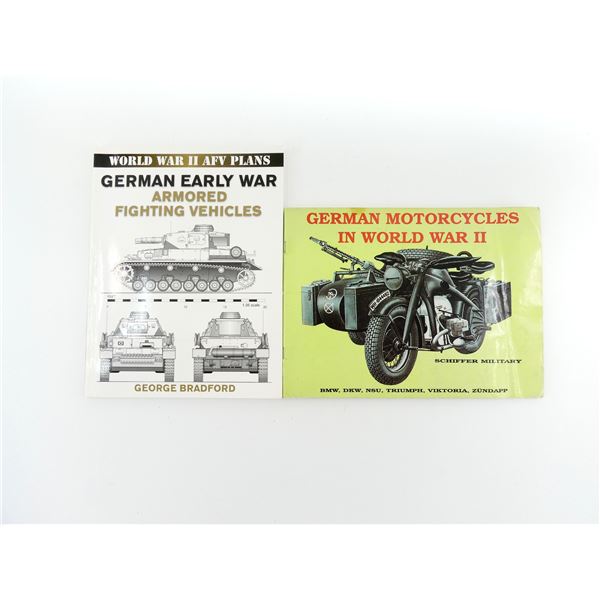 ASSORTED GERMAN WWII VEHICLES BOOK LOT
