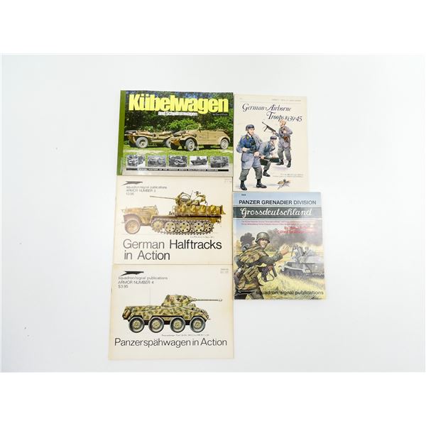 ASSORTED GERMAN MILITARY BOOK LOT