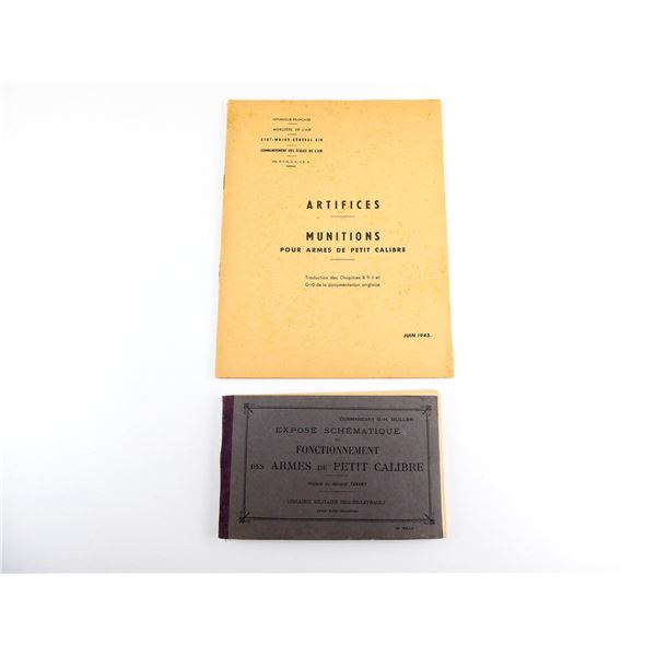 FRENCH MILITARY BOOK LOT