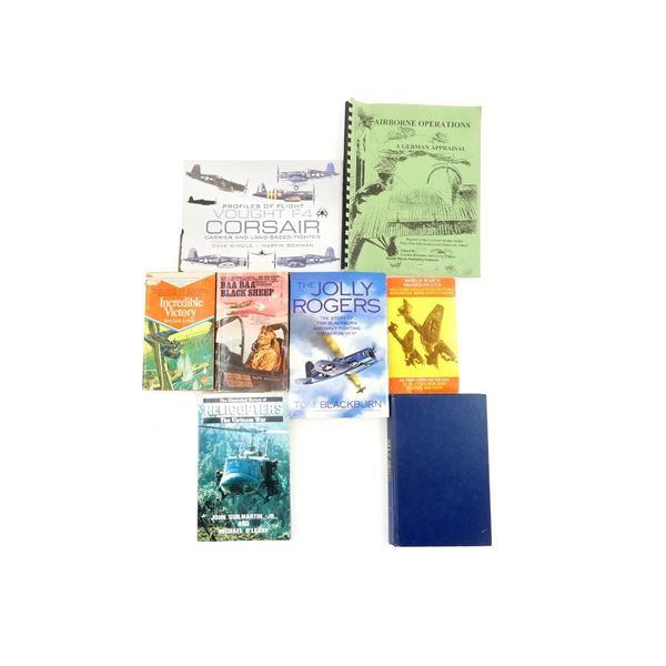 ASSORTED MILITARY AIRCRAFT BOOK LOT