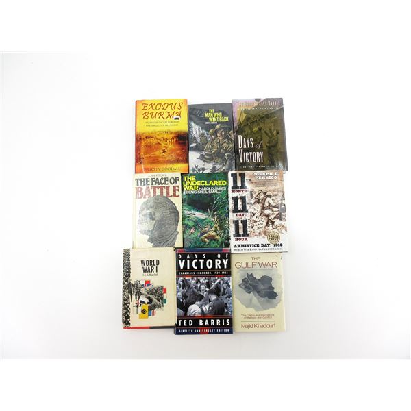 ASSORTED MILITARY WWI / WWII / POST WWII BOOK LOT