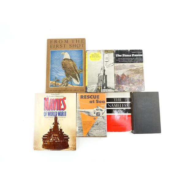 ASSORTED WWI AND WWII BOOK LOT