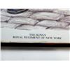 Image 3 : FRAMED "THE KINGS, ROYAL REGIMENT OF NEW YORK" PRINT