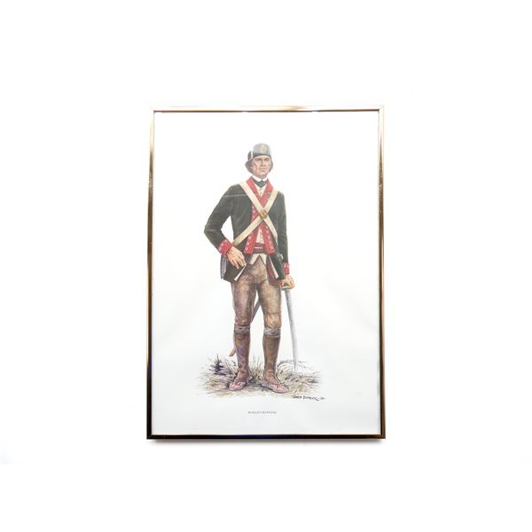 FRAMED "BUTLER'S RANGERS" PRINT