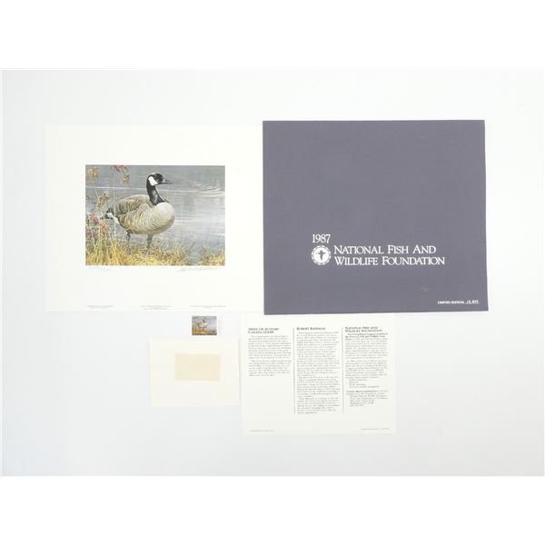 "PRIDE OF AUTUMN - CANADA GOOSE" PRINT