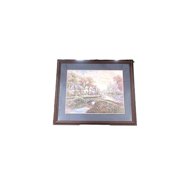 "RUNNING SPRINGS MANOR" FRAMED PRINT