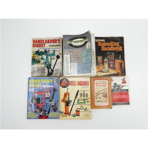 ASSORTED RELOADING / GUN PARTS, ETC. BOOK LOT